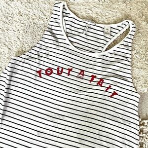 SCOTCH & SODA  GRAPHIC STRIPED TANK XS